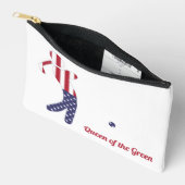 Königin der Grünen | American Flag Golf Player Zubehörtasche (Offen)