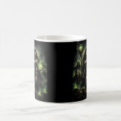 Königin der grünen Flamme Kaffeetasse (Mittel)