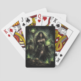 Königin der grünen Flamme Spielkarten