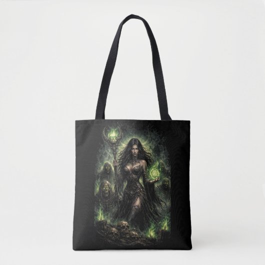 Königin der grünen Flamme Tasche (Vorderseite)