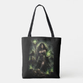 Königin der grünen Flamme Tasche (Rückseite)
