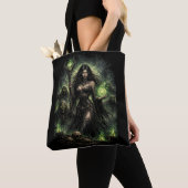 Königin der grünen Flamme Tasche (Von Nahem)