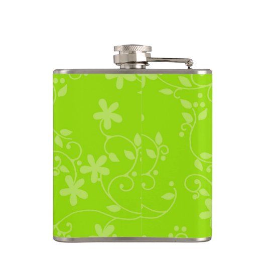 Königin der grünen Flasche Flachmann (Rückseite)