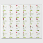 Königin der Grünen Geschenkpapier (Flach)