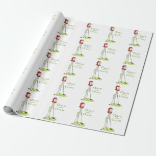 Königin der Grünen Geschenkpapier