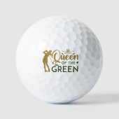Königin der Grünen Golfball (Vorderseite)