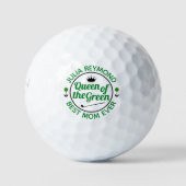 Königin der Grünen Mutter Golfergeschenk Golf Ball (Vorderseite)