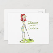Königin der Grünen Postkarte (Vorne/Hinten)