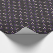 Königin der Halloween-gotischen Fee Geschenkpapier (Ecke)