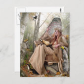 Königin der Herbstpostkarte Postkarte (Vorne/Hinten)