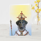 Königin der Herz-Gruß-Karte Karte (Gelbe Blume)