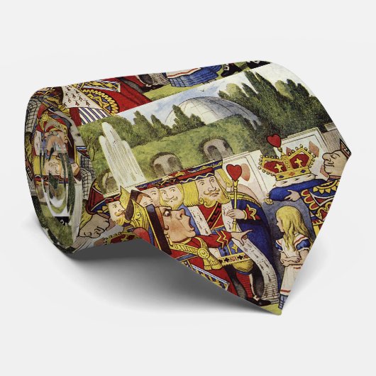 Königin der Herz-Krawatte Krawatte (Gerollt)