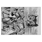 Königin der Herz- und Cheshire-Katze Schneidebrett (Vorderseite)