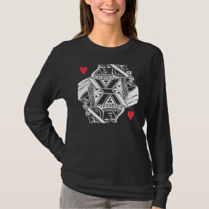 Königin der Herz-vektorgraphik T-Shirt