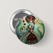 Königin der Herzen Button (Vorne & Hinten)