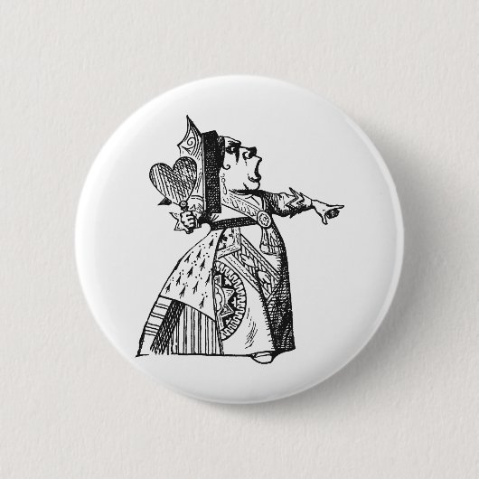 Königin der Herzen Button (Vorderseite)