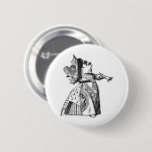 Königin der Herzen Button (Vorne & Hinten)