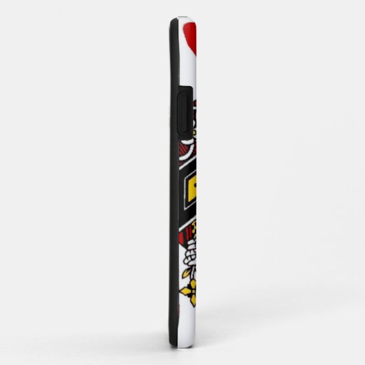 Königin der Herzen Case-Mate iPhone Hülle (Hinten/Rechts)