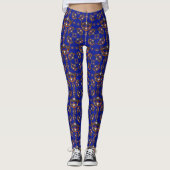 Königin der Herzen Goldkronen Tiaras Iris Leggings (Vorderseite)