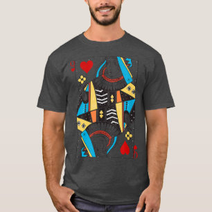 Königin der Herzen Halloween-Kostüm Spielkarten Co T-Shirt