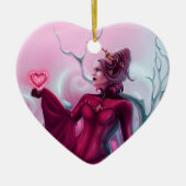Königin der Herzen Keramikornament (Vorne)