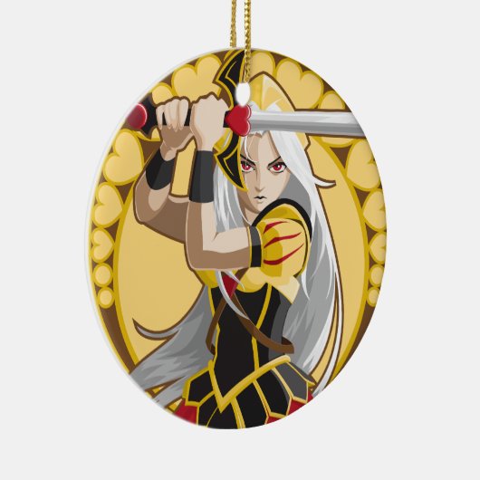 Königin der Herzen Keramikornament (Rechts)