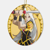 Königin der Herzen Keramikornament (Links)