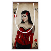 Königin der Herzen Kleine Geschenktüte (Vorderseite)