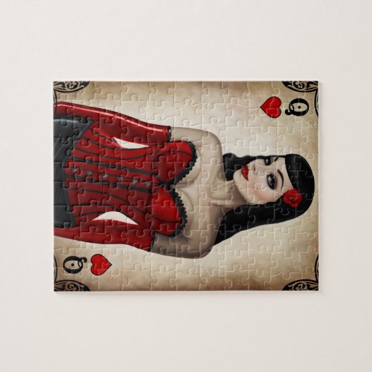 Königin der Herzen Puzzle (Horizontal)