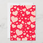 Königin der Herzen Rose zum Geburtstag Einladung (Rückseite)