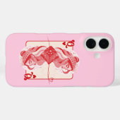 Königin der herzen, roten Preppy Art Case-Mate iPhone Hülle (Rückseite (Horizontal))