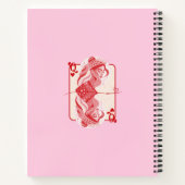 Königin der herzen, roten Preppy Art Notizblock (Rückseite)