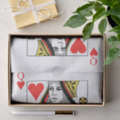 Königin der Herzen Seidenpapier (Geschenk)