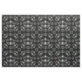 Königin der Herzen Silver Crowns Tiaras schwarzer Stoff (Fat Quarter (45,7 x 55,9 cm))