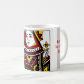 Königin der Herzen-Tasse Kaffeetasse (VorderseiteRechts)