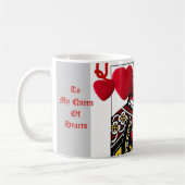 Königin der Herzen-Tasse Kaffeetasse (Links)