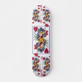 Königin der Herzen und der Blumen Skateboard (Vorne)