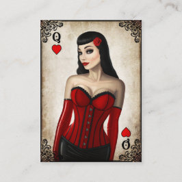 Königin der Herzen - Visitenkarte