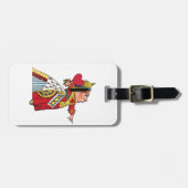 Königin der Herzen von der Alicen im Wunderland Gepäckanhänger (Vorderseite horizontal)