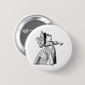 Königin der Herzen - weg mit ihrem Kopf! Button (Vorne & Hinten)