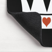 Königin der Herzenkrone Mousepad (Ecke)
