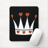Königin der Herzenkrone Mousepad (Mit Mouse)