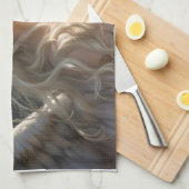 Königin der Himmelsdämmerung Geschirrtuch (Viertel Falte)