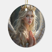 Königin der Himmelsdämmerung Keramik Ornament (Links)