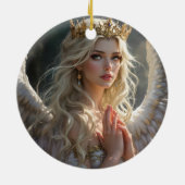 Königin der Himmelsdämmerung Keramik Ornament (Hinten)