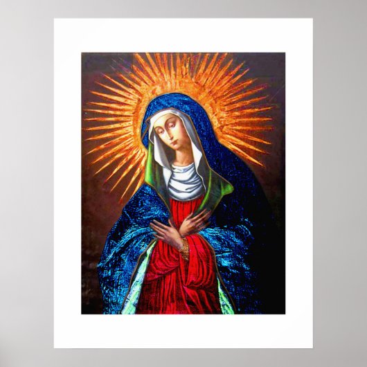 Königin der Himmelsmutter des Tors, Vilnius, Poster (Vorne)