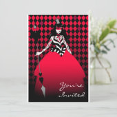 Königin der hoch entwickelten Party Einladung der (Stehend Vorderseite)