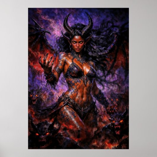 Königin der Hölle Lilith Poster (Vorne)