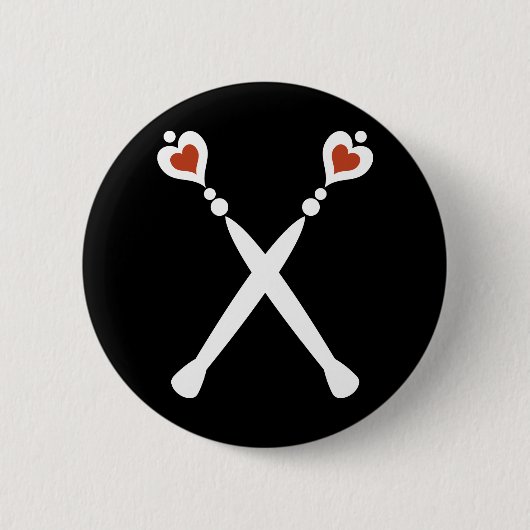Königin der Hörschepter Button (Vorderseite)