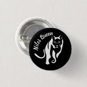 Königin der Jägerin Button (Vorne & Hinten)